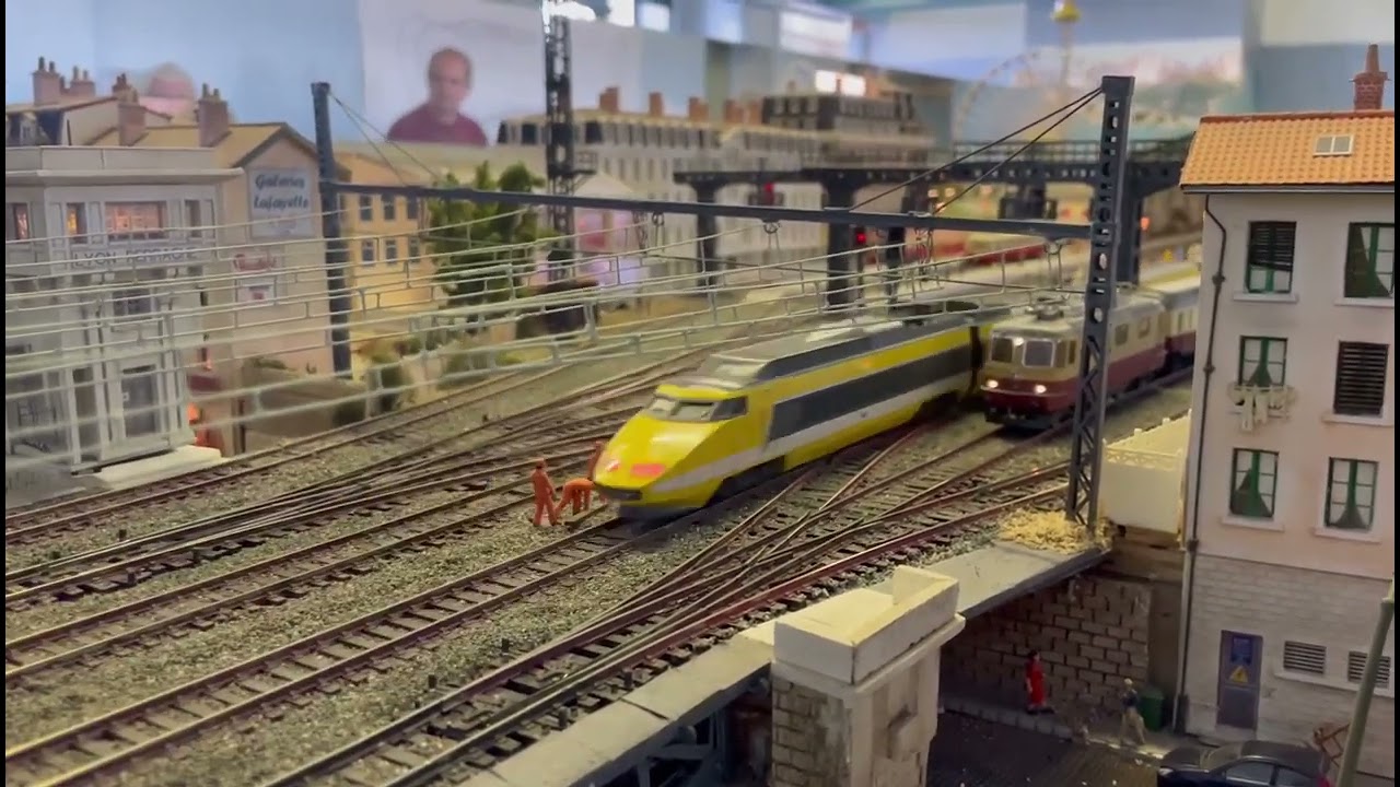 Gros trafic en gare de Lyon-Perrache du CFPM