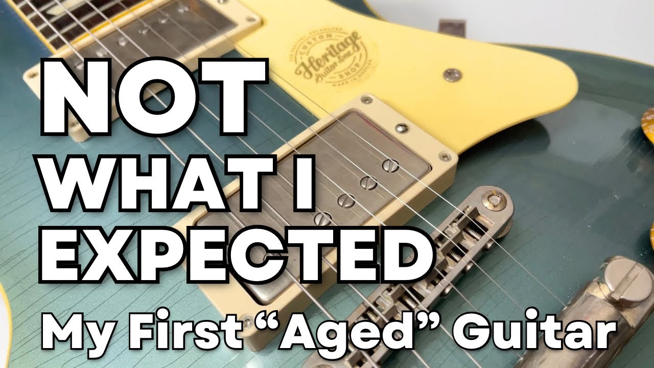 Checking Out My First Relic Guitar | Heritage Artisan Aged H-150 Unboxing & First Impressions