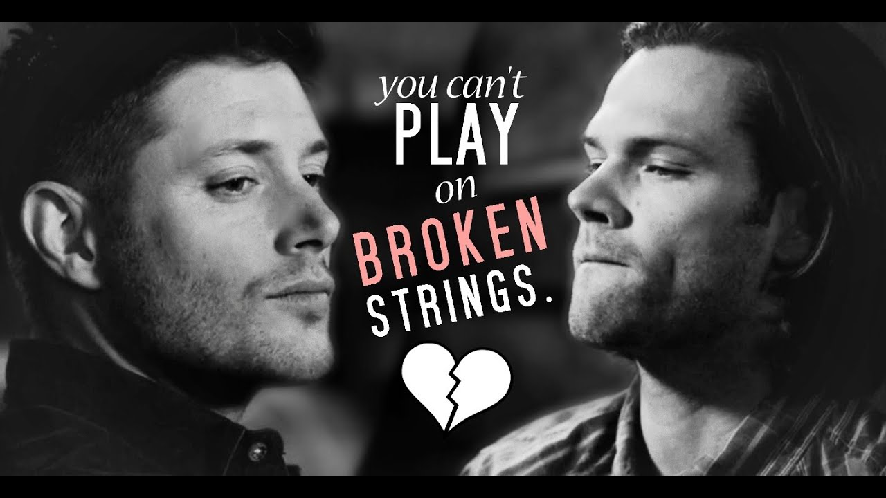 you can't play on broken strings.