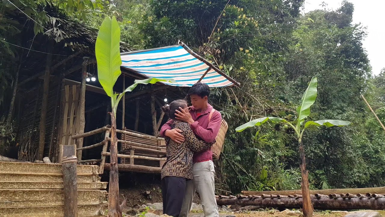 Full 30 days of building a life in the forest building a bamboo house living with nature