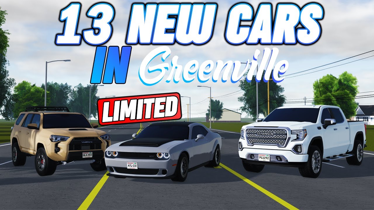 NEW CARS + MORE!!! || ROBLOX - Greenville