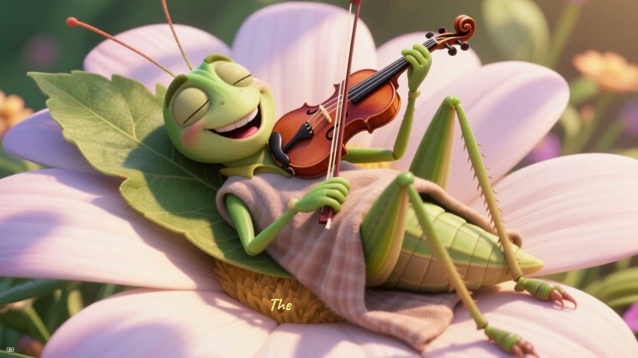 The Ant and the Grasshopper 🐜🎻 | Moral Story for Kids | Hard Work vs Laziness | Bedtime Story