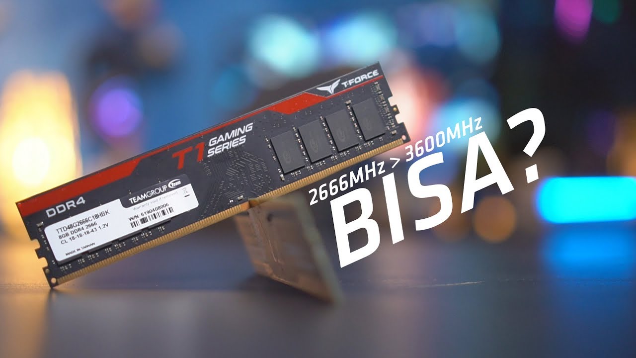Mencoba Overclock Memory 'Telanjang' dari 2666MHz ke 3600MHz