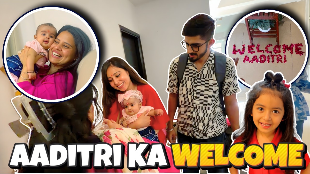 Aaditri Pehli Baar Humare Ghar Aai😍 | Nitsiya TV | Vlog #70