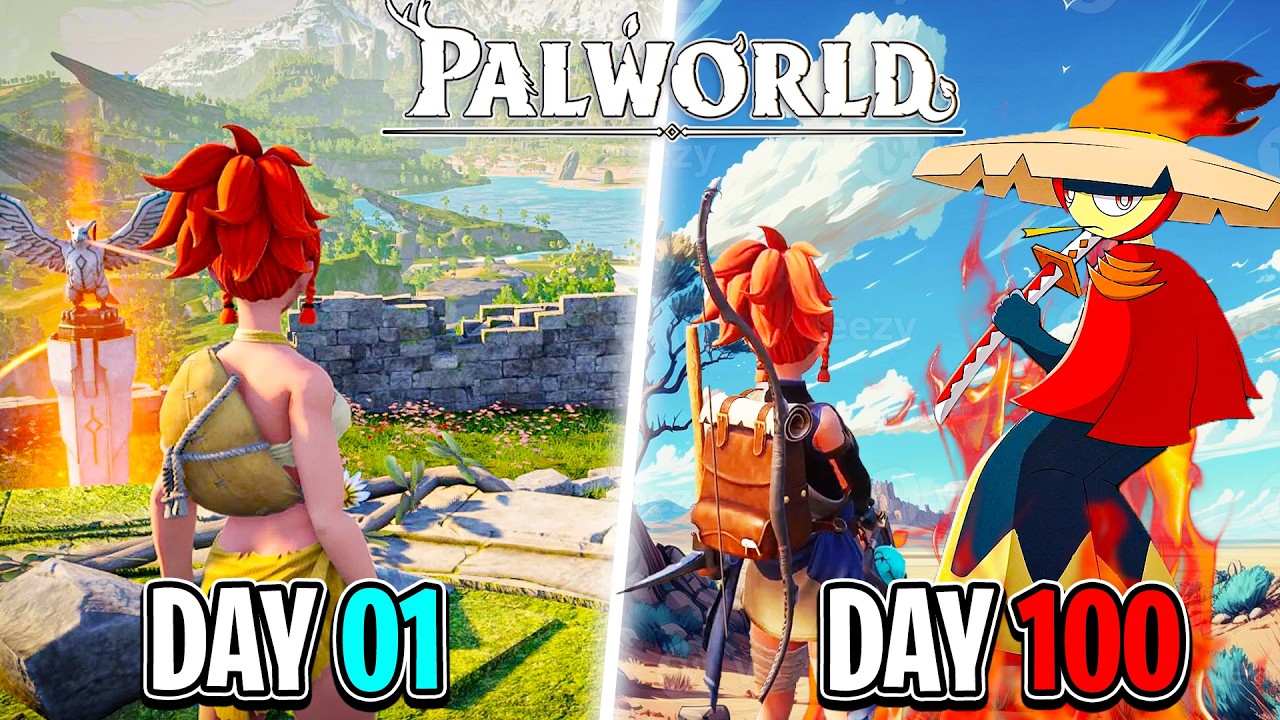 I SURVIVED 100 Days in PALWORLD in HINDI