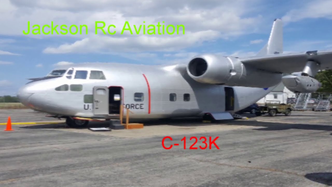 The Fairchild 1956 C123K located at the Hagerstown Aviation Museum