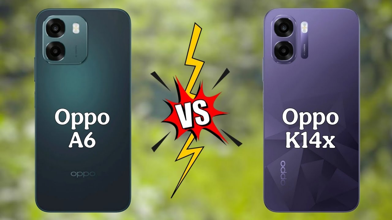 OPPO K14X 5G vs OPPO A6 5G II FullComparison