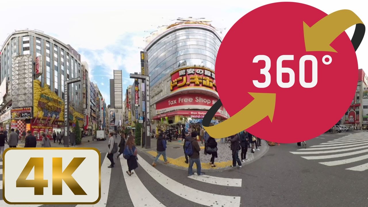 360 ビデオ 東京 新宿 4K - 新宿 - Japan Trip