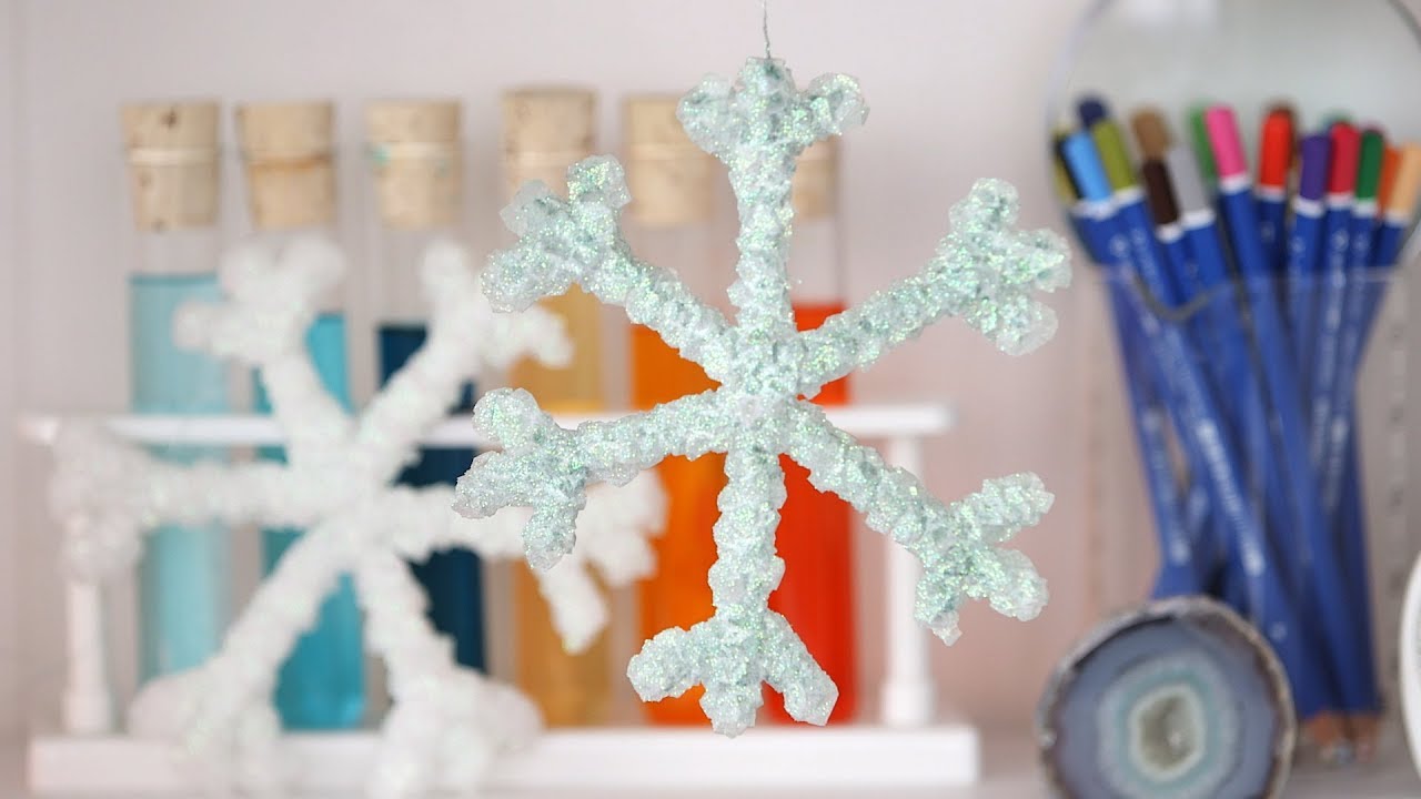 Grow Your Own Giant Crystal Snowflake - #Marthaandfiggy
