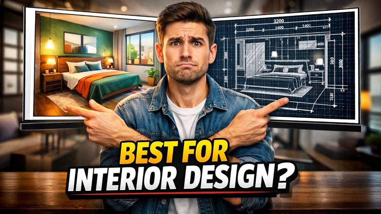 SketchUp vs AutoCAD – Don't Choose Wrong | Best Interior Design Software