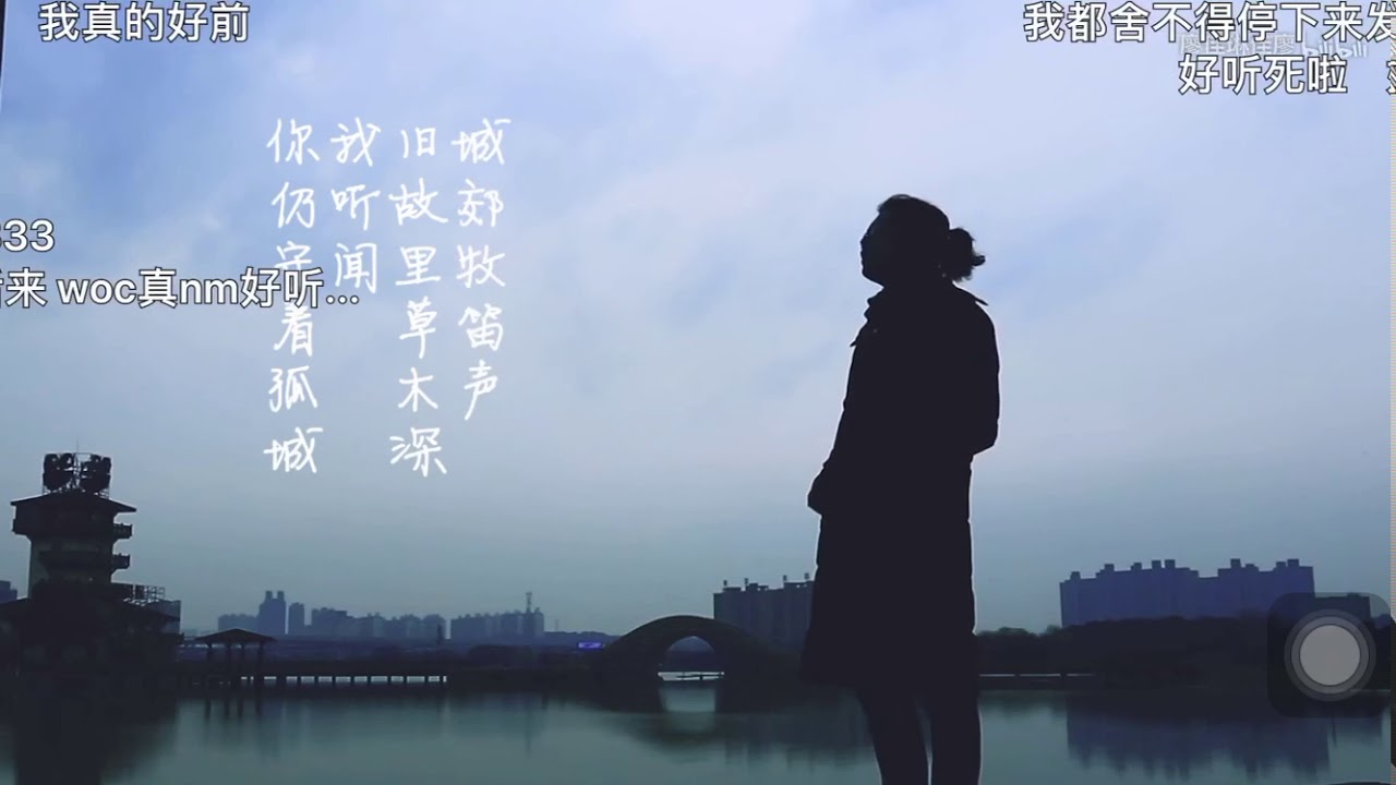 廖佳琳《煙花易冷》（b站彈幕錄屏）