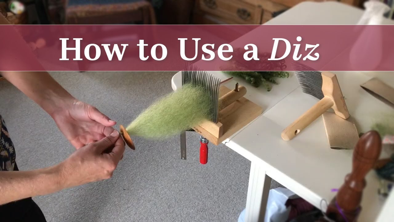 Dizzing: как удалить волокна с расчесок для шерсти с помощью Dizzing