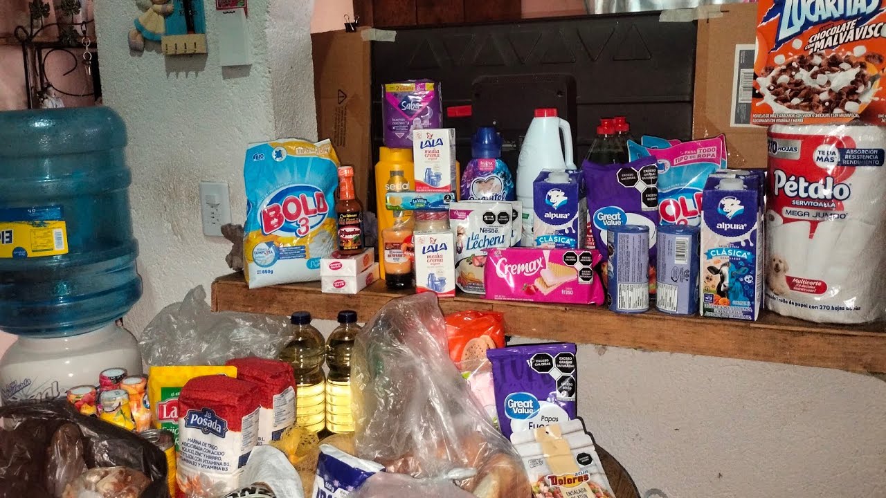 Mis compras de despensa en bodega Aurrera 🛒 TAG del super para 4 personas 🫶🏼⚖️🏹⚖️♾️