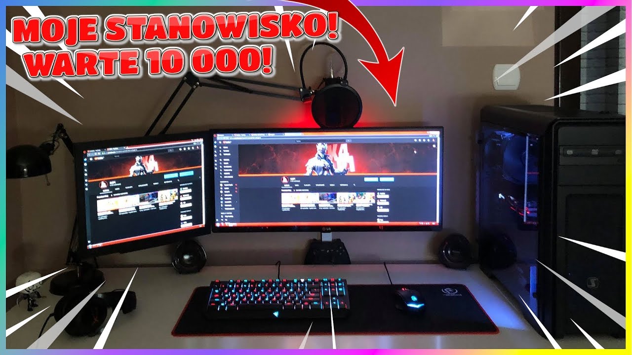 MOJE STANOWISKO GAMINGOWE ZA PONAD 10TYŚ! *PREZENTACJA* |K4P1