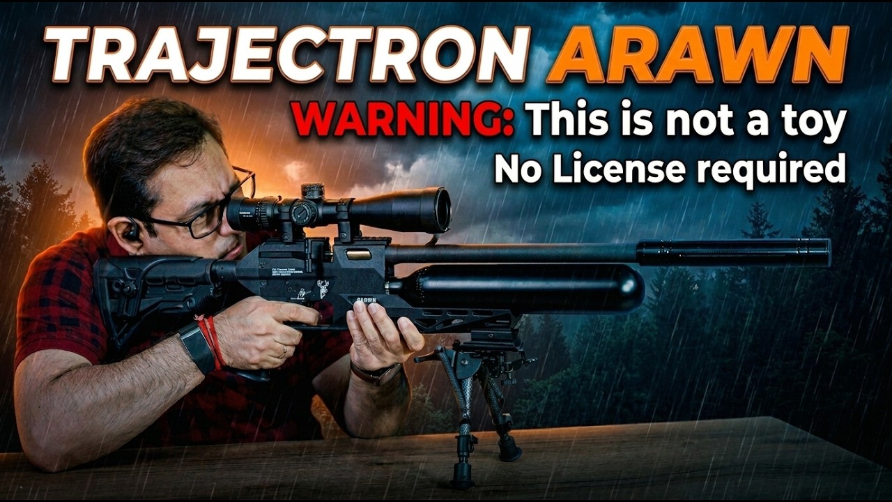 Trajectron Arawn PCP Air Rifle  - With Scope, Suppressor and Very accurate!