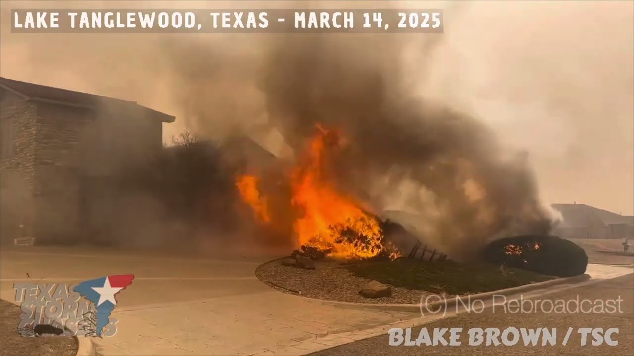 March 14, 2025 &bull; Texas Panhandle Wildfires and Dust Storm Pileup (Blake - Chad)