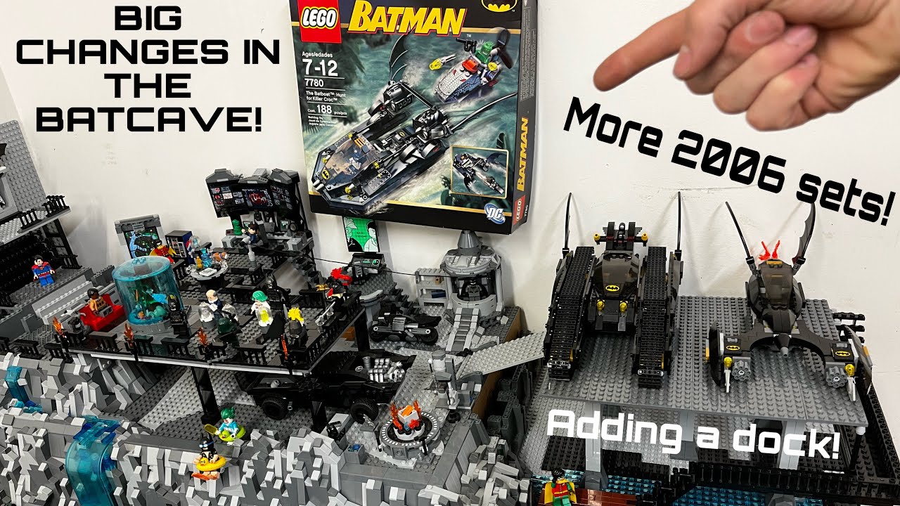 MORE RARE LEGO FOR THE BATCAVE MOC! | 17 year old Lego set review! | building vlog