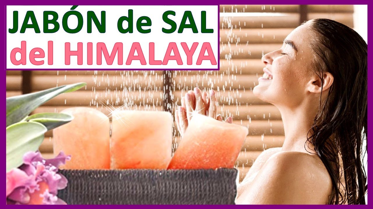 Jabón de SAL de HIMALAYA puro 100% natural, (sin otro componente)