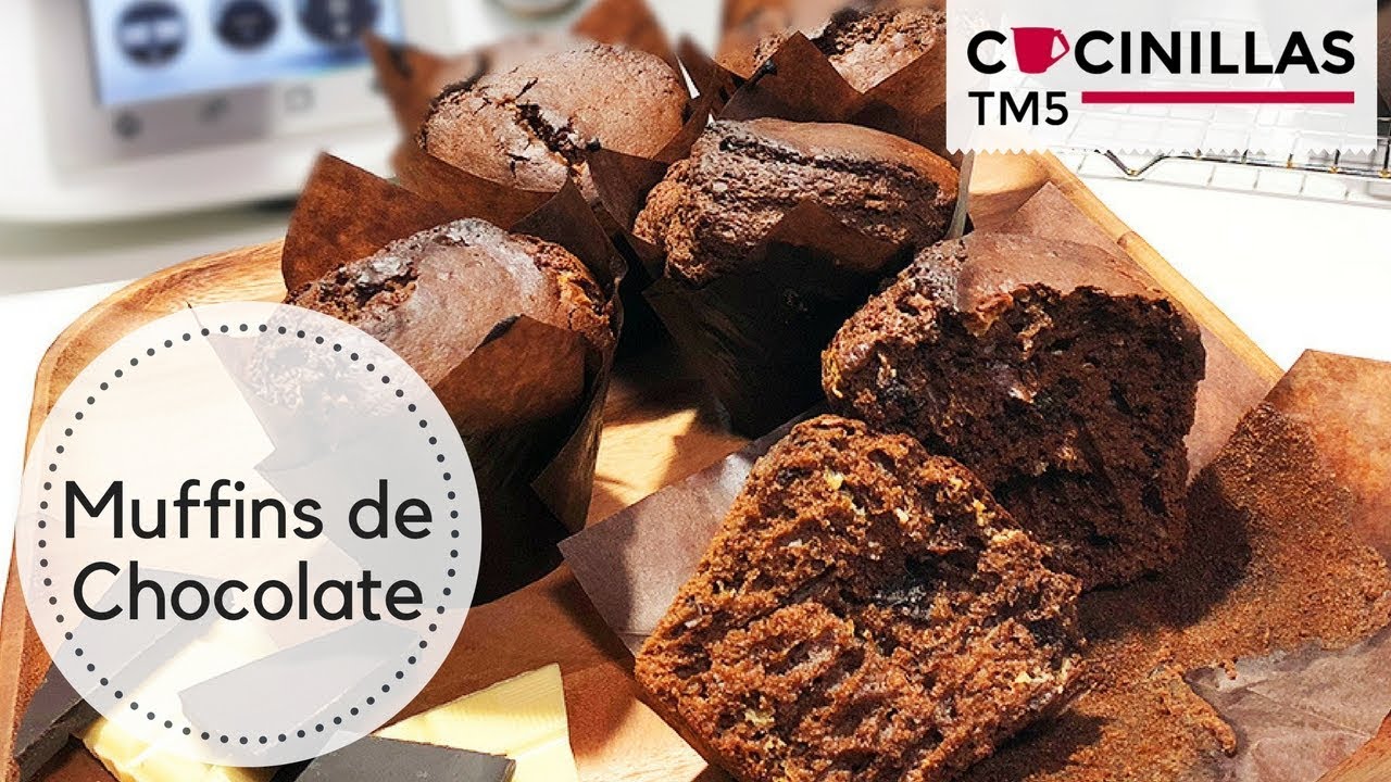 Muffins de Chocolate | Recetas Thermomix