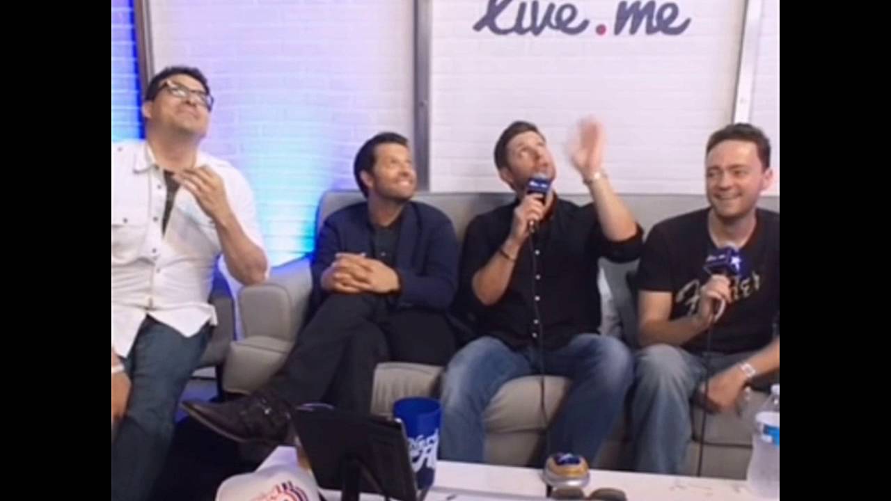 Jensen Misha NerdHQ interview (live.me)