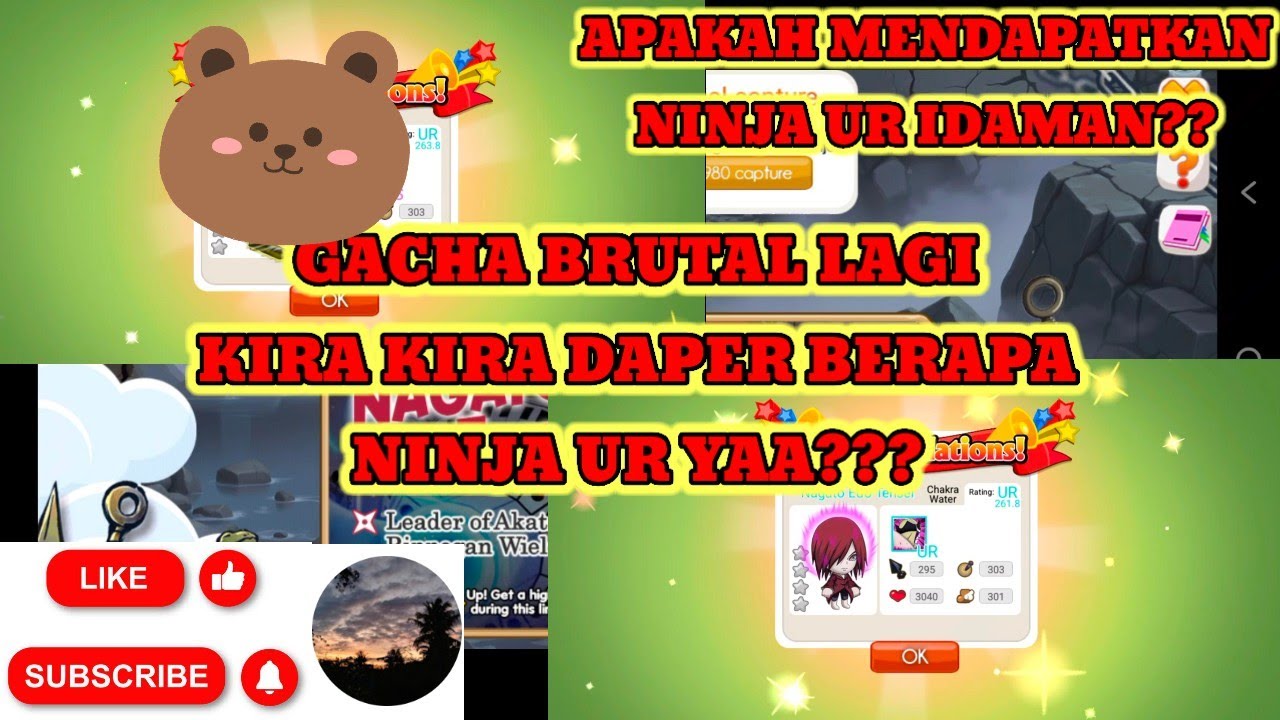 BAKAR GOLD BRUTAL LAGI SAMPE DAPET BANYAK NINJA UR!!! DAPET UR APA AJA YA KIRA KIRA???