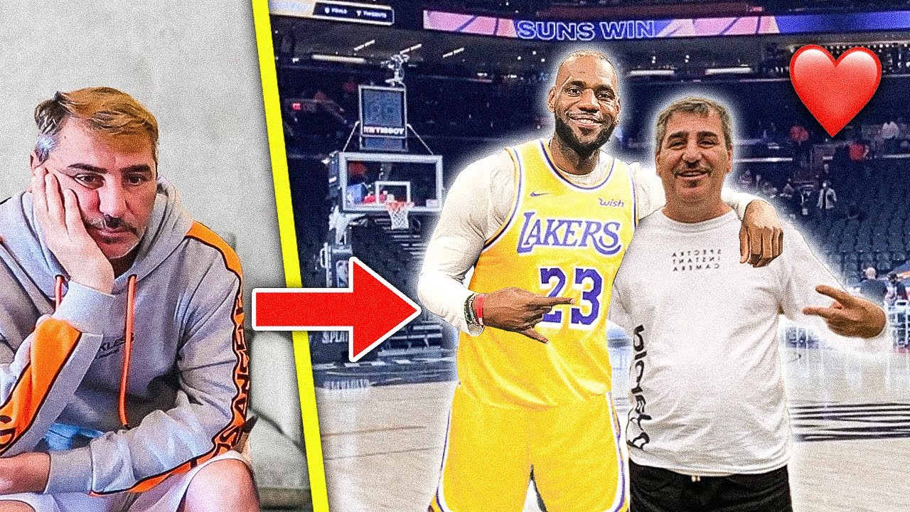 I saw my Dad cry, so I surprised him with his DREAM GIFT... *SUNS VS LAKERS GAME*