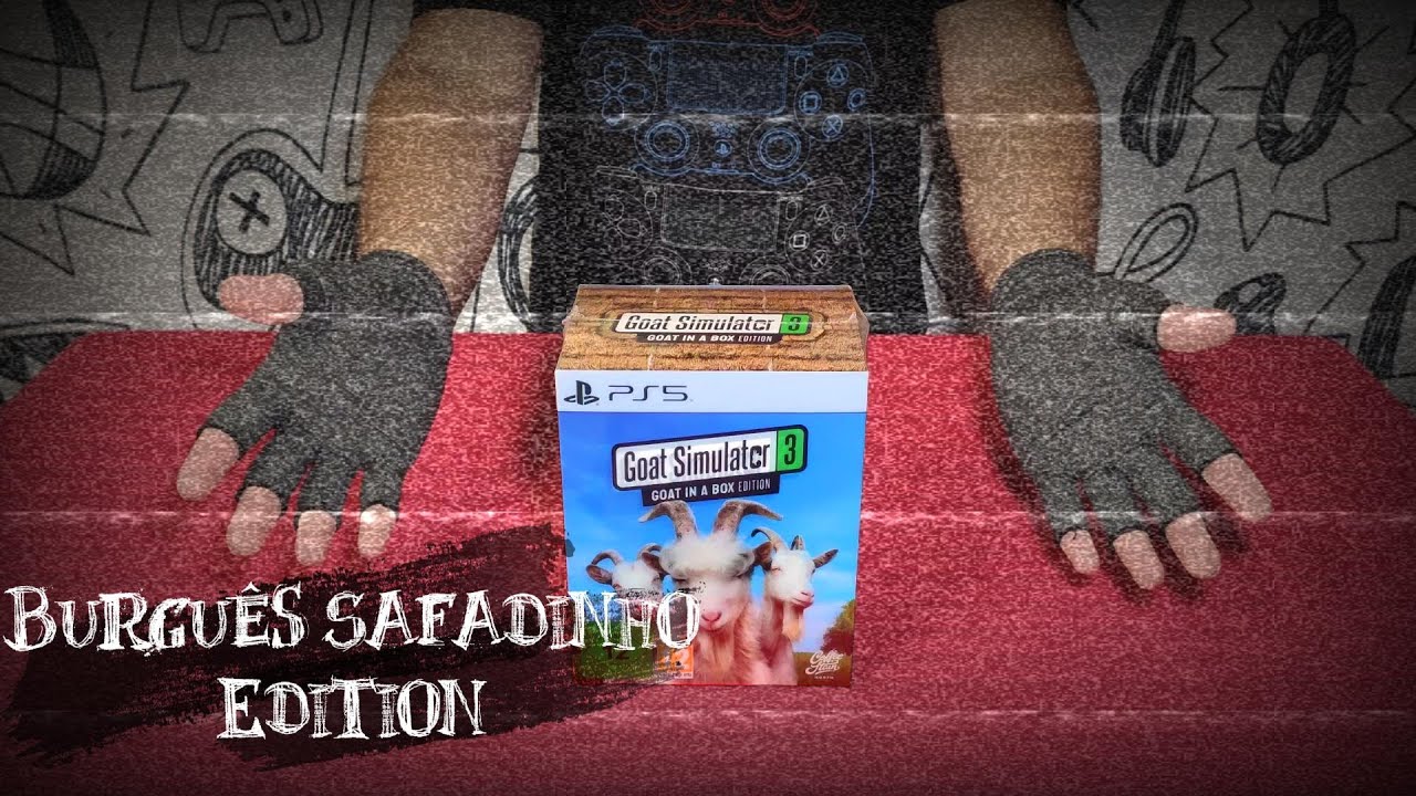 [Unboxing] Goat Simulator 3 Goat in a Box Edition [PS5][PT-BR]