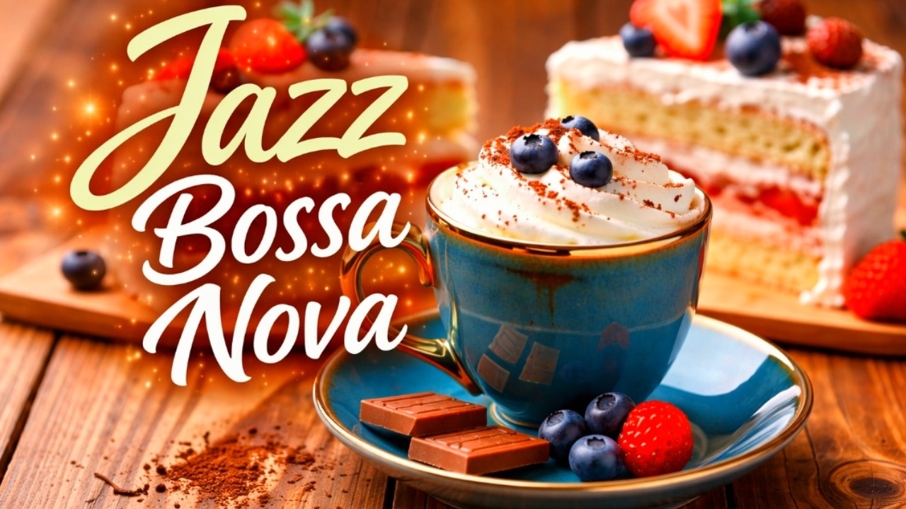 ☕ Sweet Afternoon Bossa Nova Jazz 🍓 Relaxing Coffee Shop Music for Study, Work & Chill Vibes 2026 🎶✨