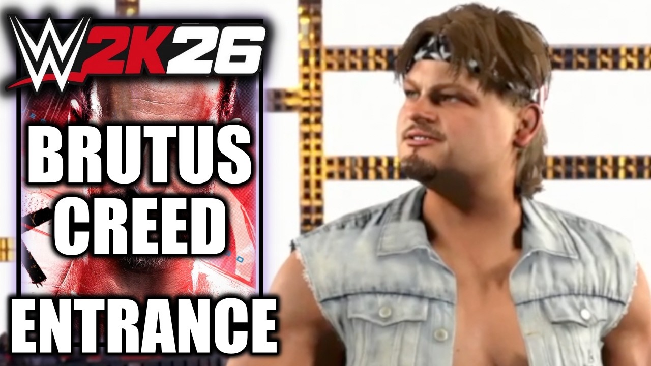 WWE 2K26: Кинематографический ролик выхода Брутуса Крида на ринг