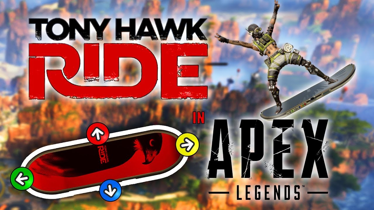 PLAYING APEX LEGENDS WITH A TONY HAWK RIDE Wii BOARD - Community Controllers #1