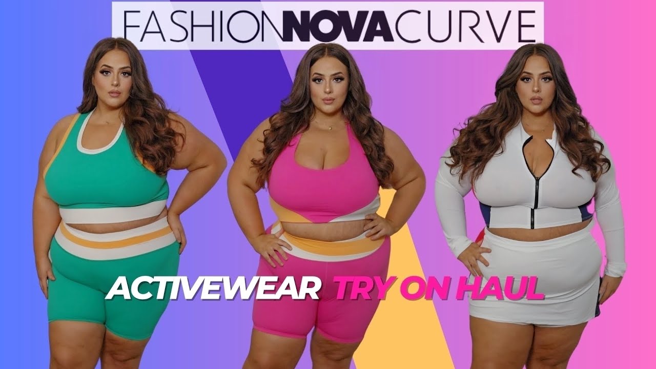 Working On My Fitness with Fashion Nova Curve | Plus Size Activewear Try On Haul | OliviasWorld95
