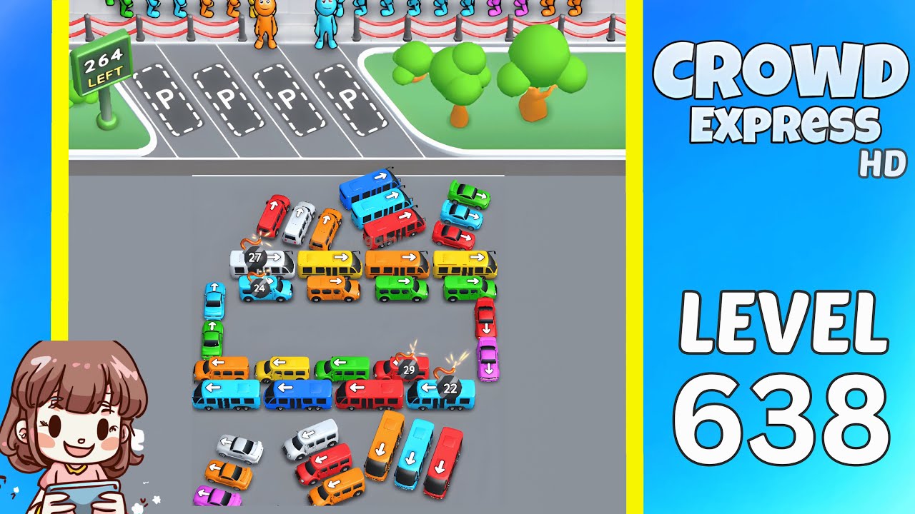 Crowd Express Level 638 Solution Walkthrough