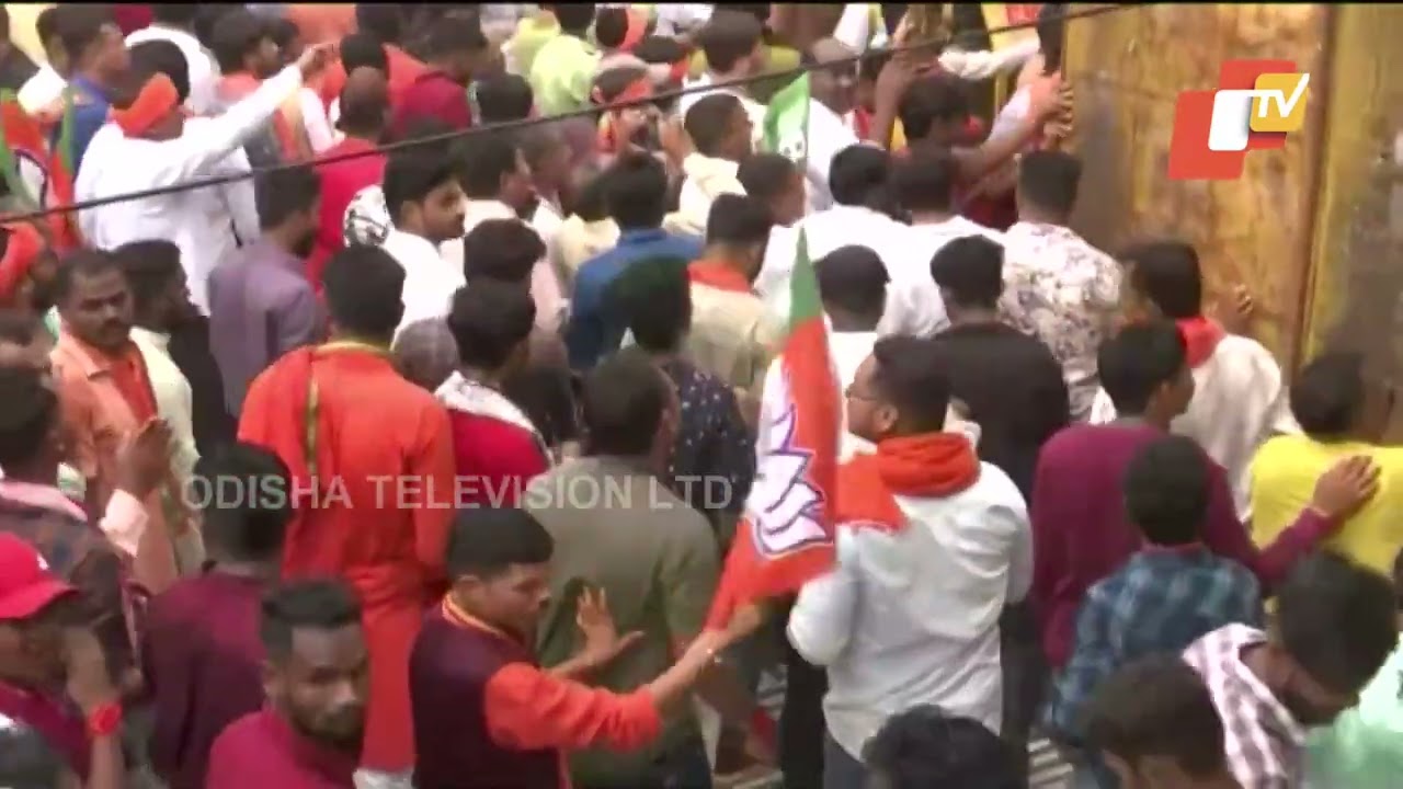 BJP&rsquo;s massive protest against Chhattisgarh CM over unemployment, corruption