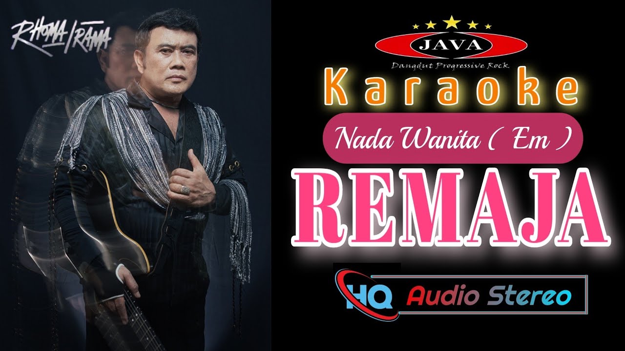Karaoke Remaja ( Nada wanita ) - Rhoma Irama & Soneta Group || Karaoke Dangdut