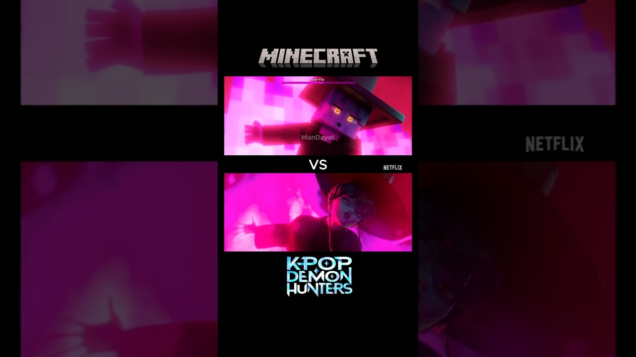 (PART 2) Your Idol MINECRAFT VS Original #youridolminecraft #kpopdemonshunters #sajaboys