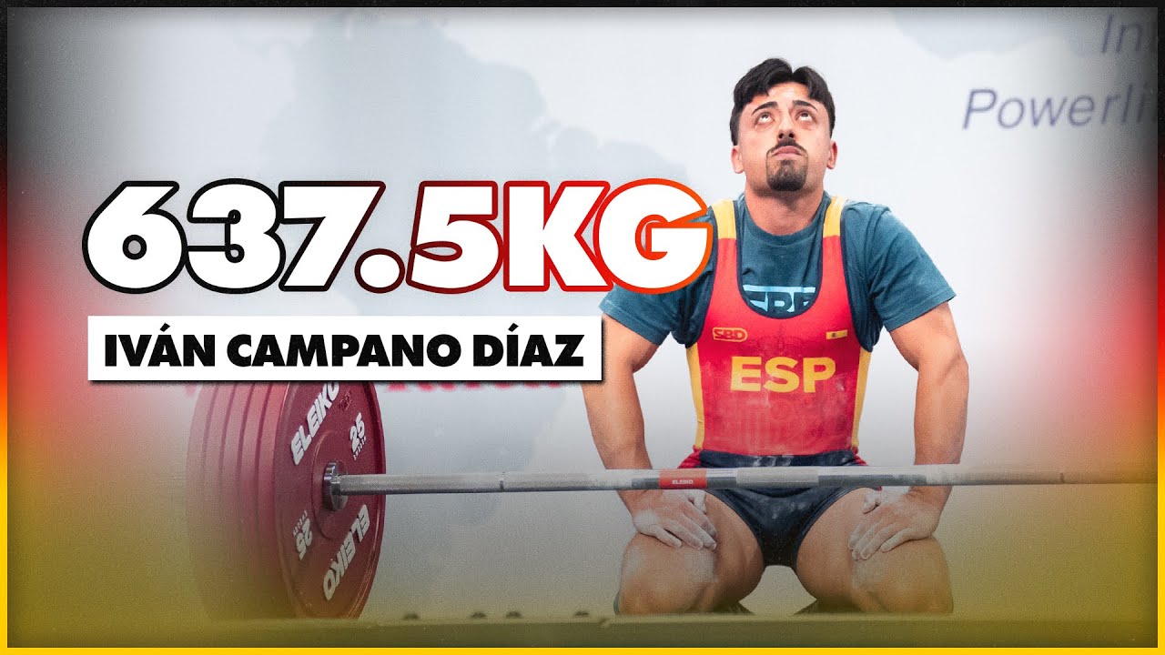 Иван Кампано Диас | 1-е место на чемпионате мира IPF 2025, 59 кг