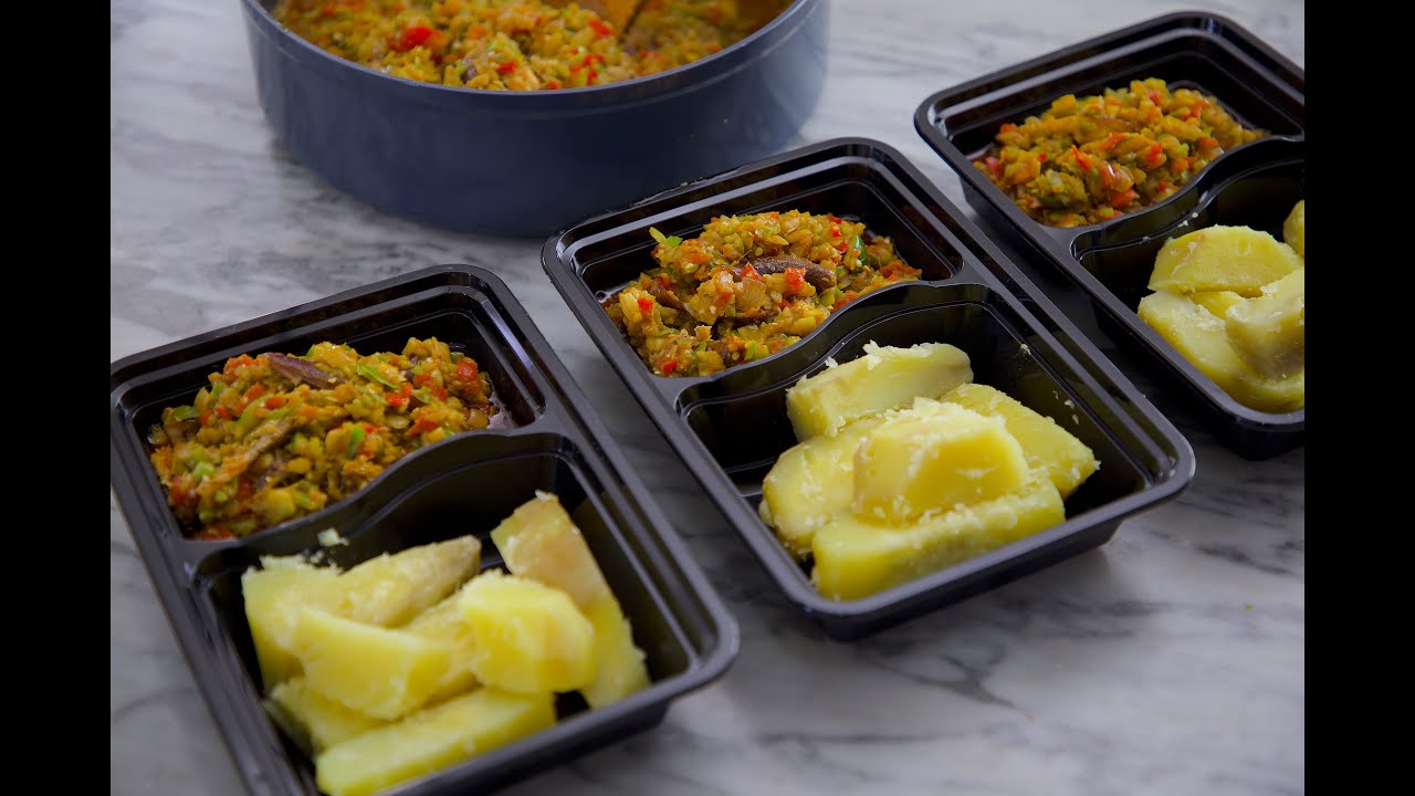 A Simple Dinner Recipe - How To Make Sweet Potato & Garden Egg Sauce - Zeelicious Foods
