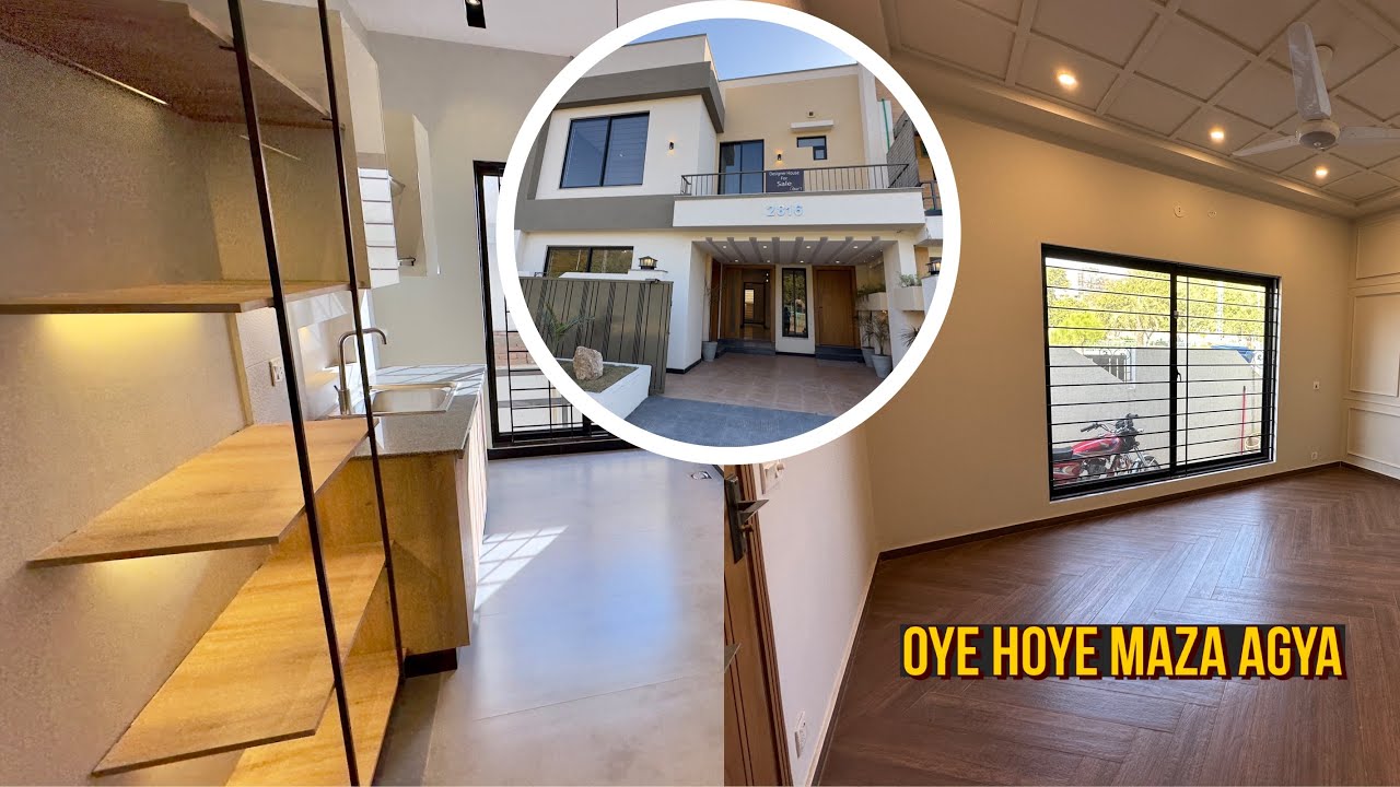 7 Marla SUPER LUXURY Designer House With OYE HOYE Features For Sale in Bahria Islamabad