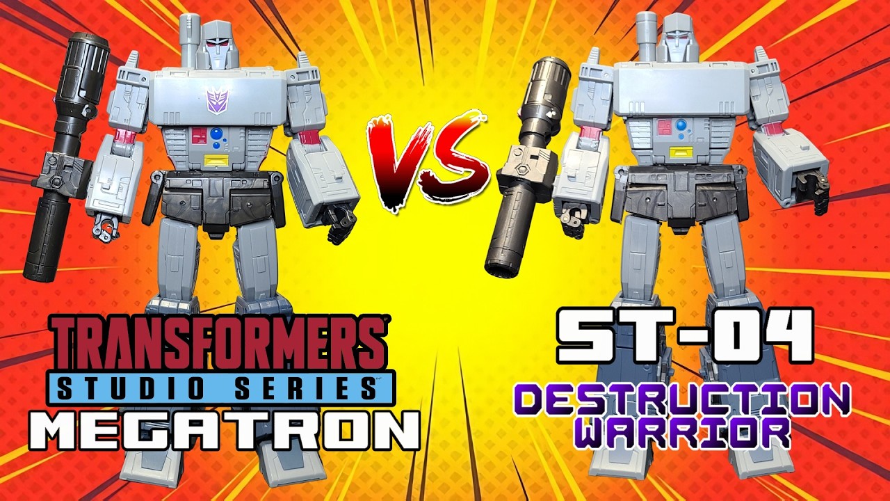 Мегатрон из серии Studio Series 86 против Мегатрона из AliExpress ST04 #трансформеры