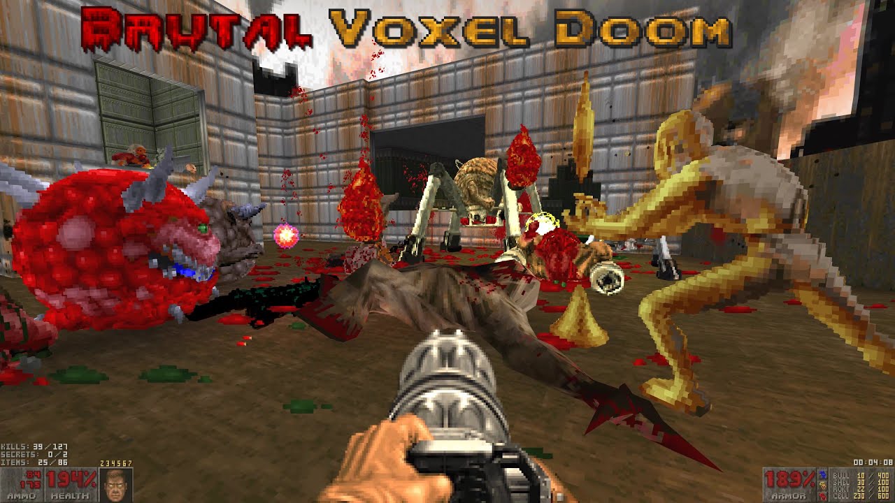 Brutal Voxel Doom v1.2 - You wanted it, you got it! [Mod showcase] | 4K/60