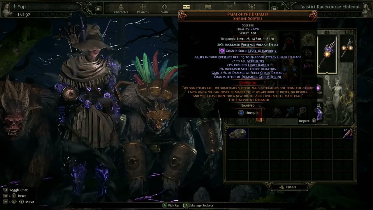 Spire of Ire Spear Throw Deadeye w/ Palm of The Dreamer ( Can 1 Shot Bosses )