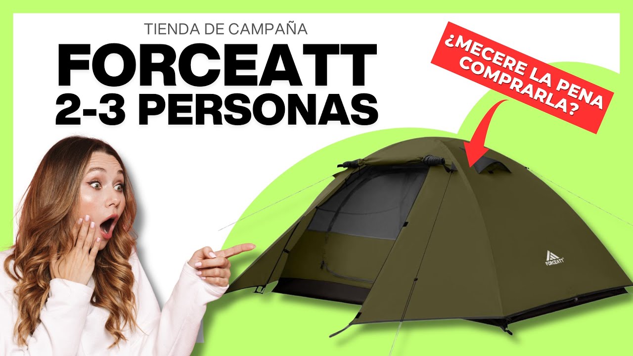 Tienda de Campaña Forceatt 2-3 Personas | 💬 REVIEW en ESPAÑOL