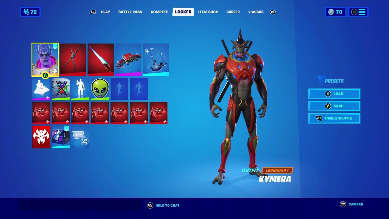 Fortnite season 7 kymera custom skin combos-chapter 2