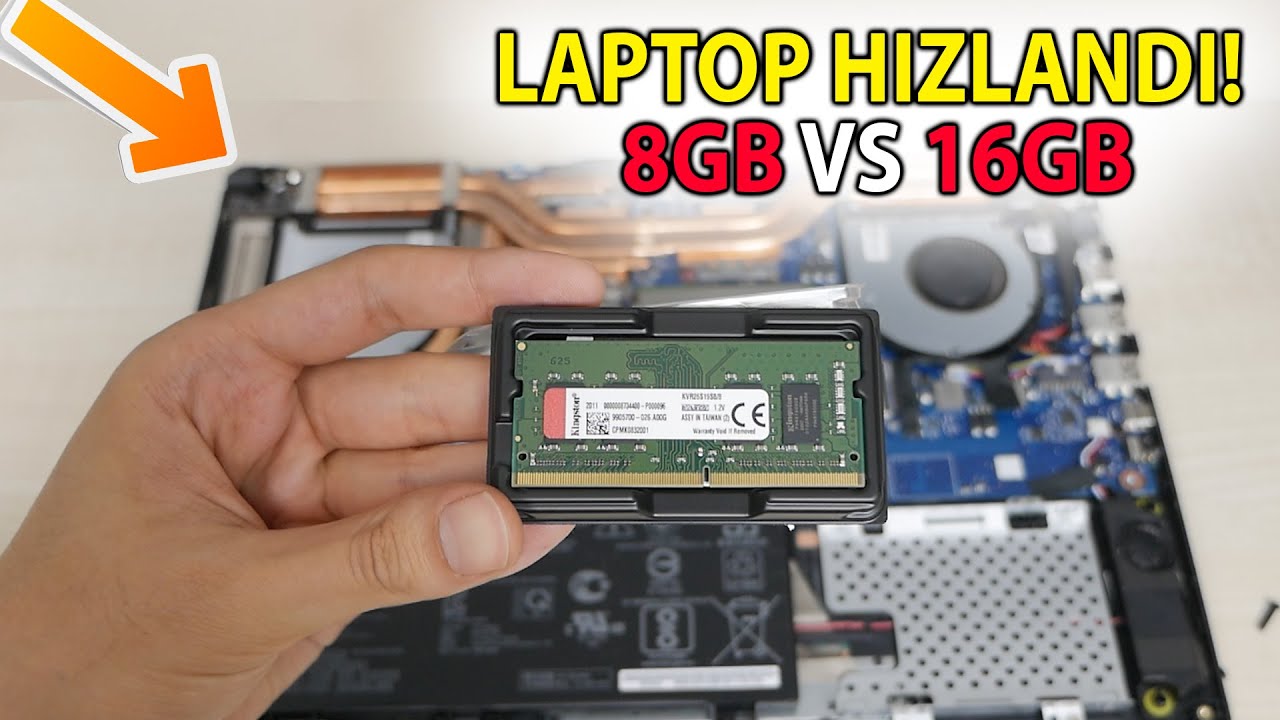 8GB LAPTOP'a 16GB RAM TAKTIM UÇTU! Oyun&Program HIZ TESTİ Laptop FPS Arttırma(Asus TUF FA506)