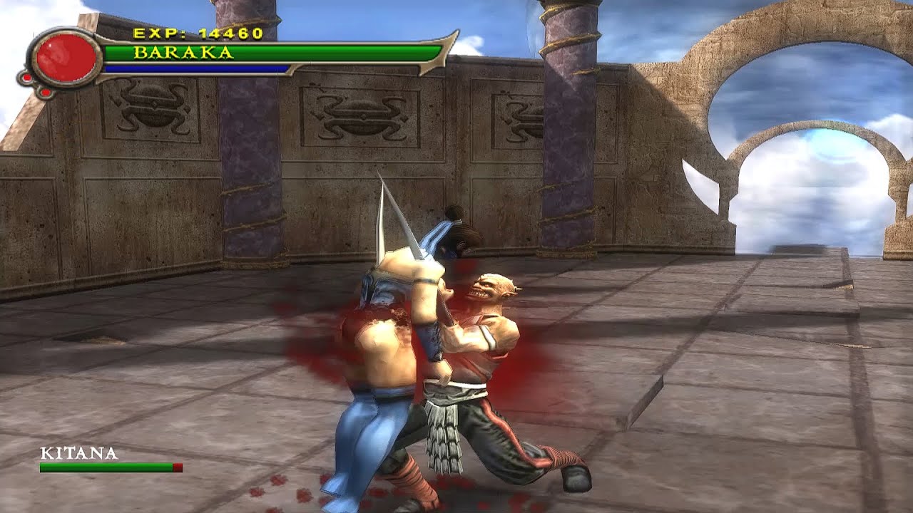 Baraka VS KITANA (Baraka Story Part 4) - Mortal Kombat Shaolin Monks |HARD 1080P Gameplay