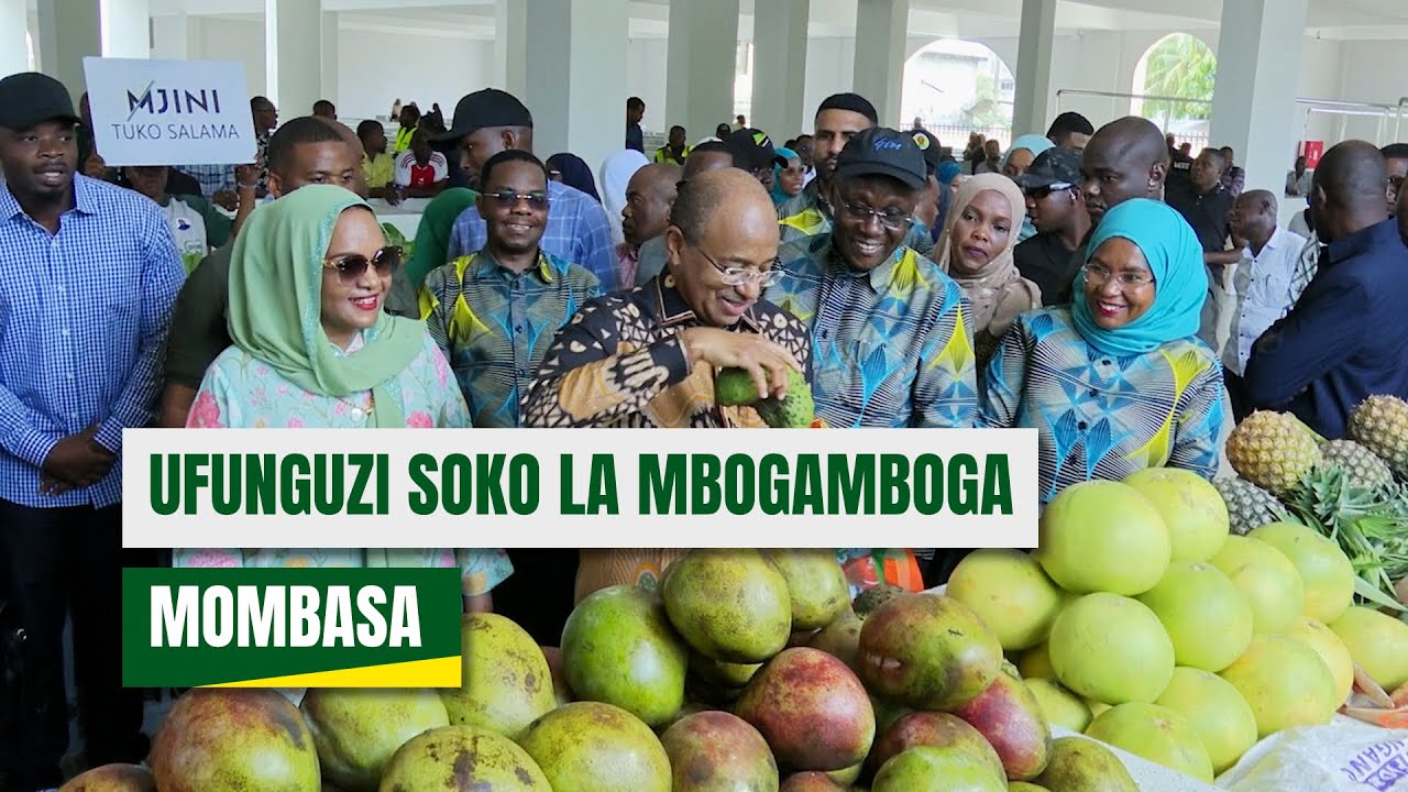 DKT. MWINYI AFUNGUA SOKO LA MBOGA MBOGA MOMBASA