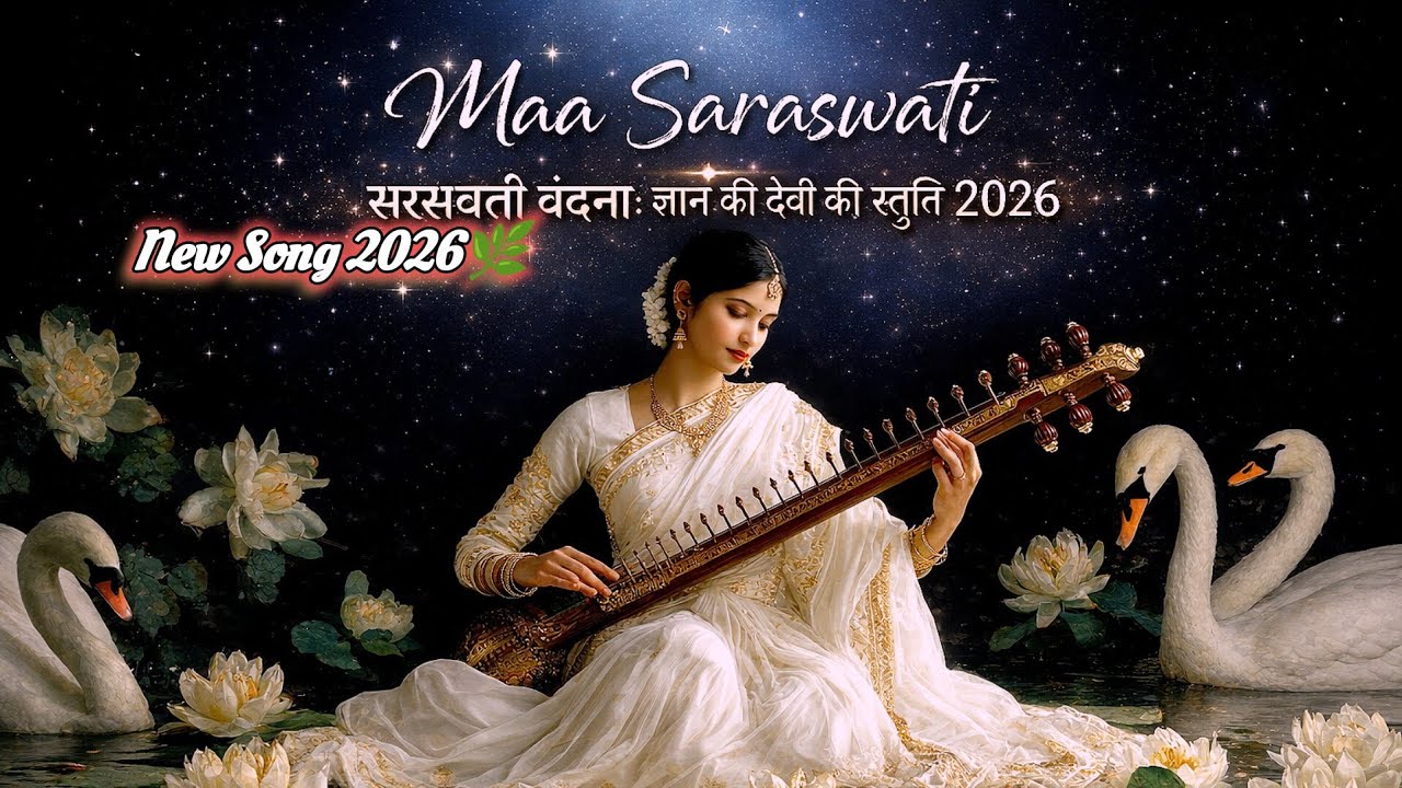 सरस्वती वंदना🌼| ज्ञान की देवी की स्तुति | Maa Saraswati Bhajan |Peaceful Devotional Calm Bhakti Song