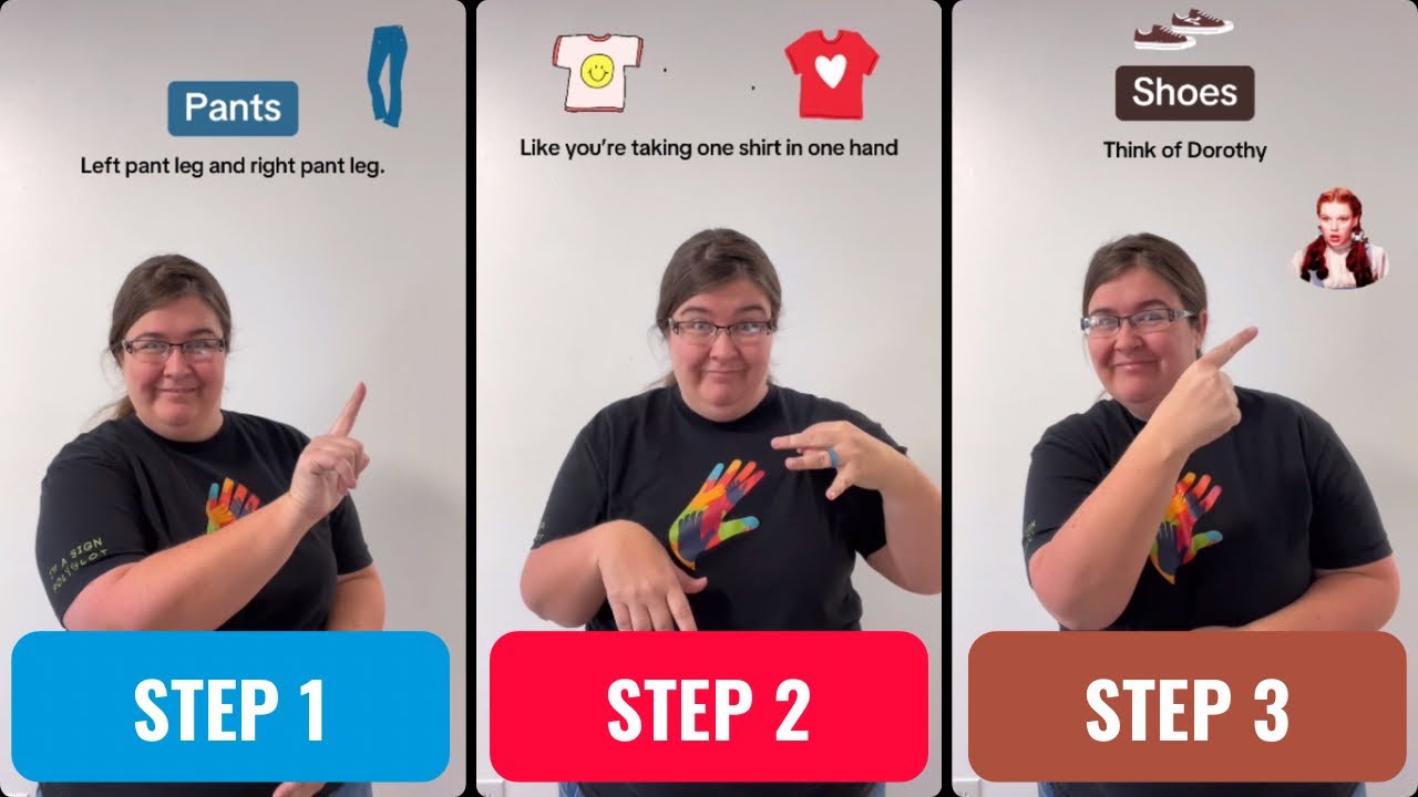 Tutorial: ASL Clothes for Beginners | Easy-to-Memorize ASL