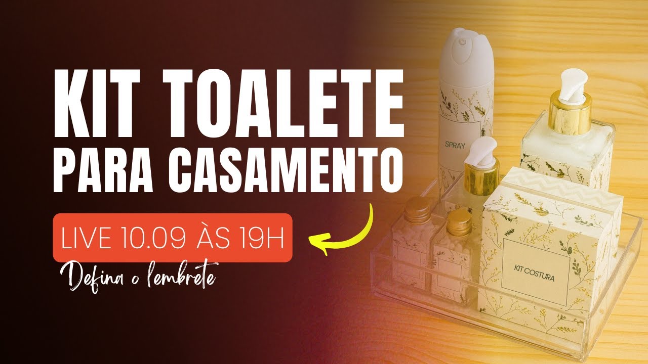 Como fazer Kit Toalete para Casamento 