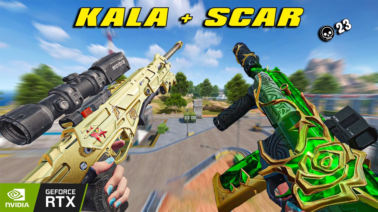 KALA + SCAR 23 kill solo vs squad Blood strike max graphic rtx 2060